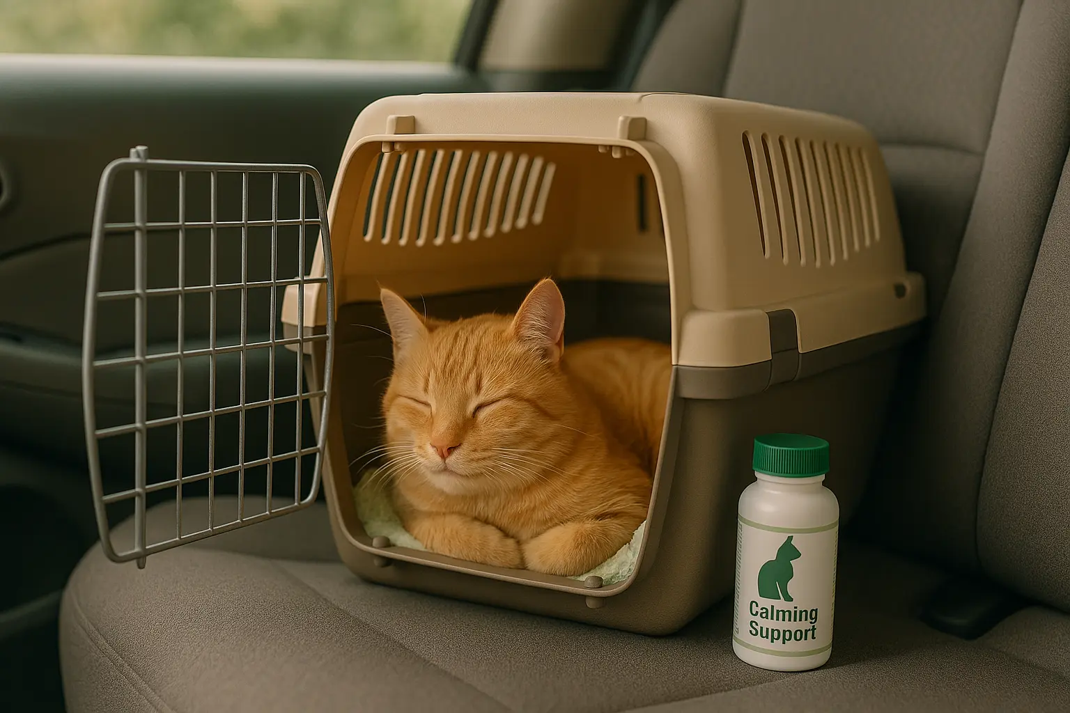 Die besten Beruhigungsmittel für Katzen für eine Autofahrt