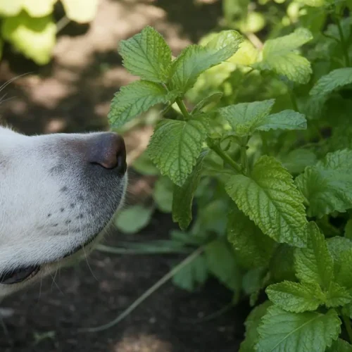 Zitronenmelisse Hund